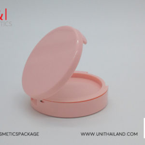 ตลับแป้ง สีชมพู ,ตลับแป้ง,ตลับแป้งพัฟ