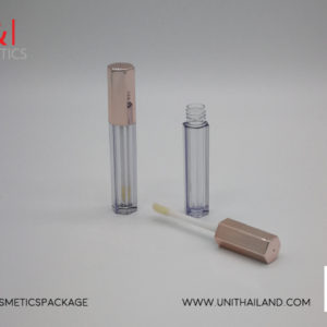 หลอดลิปแมท ฝาโรลโกล Rose gold