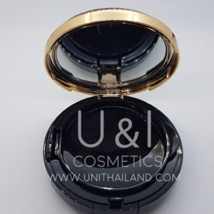 ตลับคุชชั่นสีดำขอบทอง