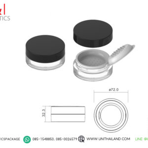 ผลิตตลับแป้งฝุ่น,ตลับแป้งฝุ่น,ตลับแป้ง,ตลับแป้งฝุ่นสีดำ