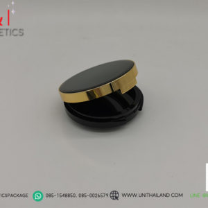 ตลับแป้งเปล่าขอบทอง