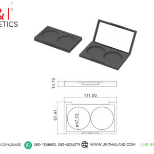 ตลับบลัชออน2หลุม
