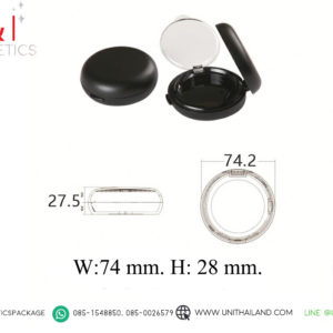 ตลับแป้งสีดำ