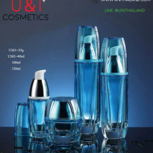 ขวดรองพื้นสีฟ้า