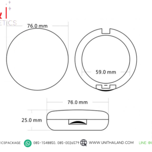 ตลับแป้งสี