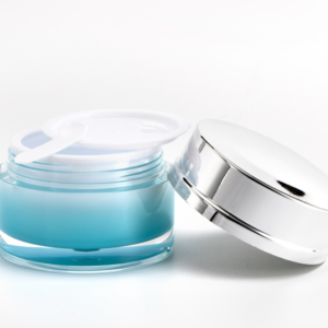 กระปุกอะคริลิคสีฟ้า