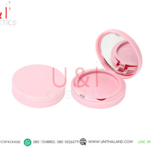 ตลับแป้งชมพู