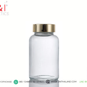 กระปุกอาหารเสริมฝาทอง