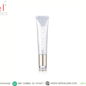 หลอดครีมสีเงิน หลอดเซรั่มสีเงิน หลอดครีม15กรัม