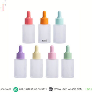 ขวดดรอปเปอร์30กรัม ดรอปเปอร์ฝาม่วง