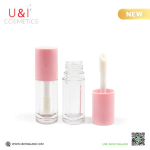 ขวดลิปแปรงโตสีชมพู ขวดลิป5กรัม ขวดลิป5g ขวดลิปออย